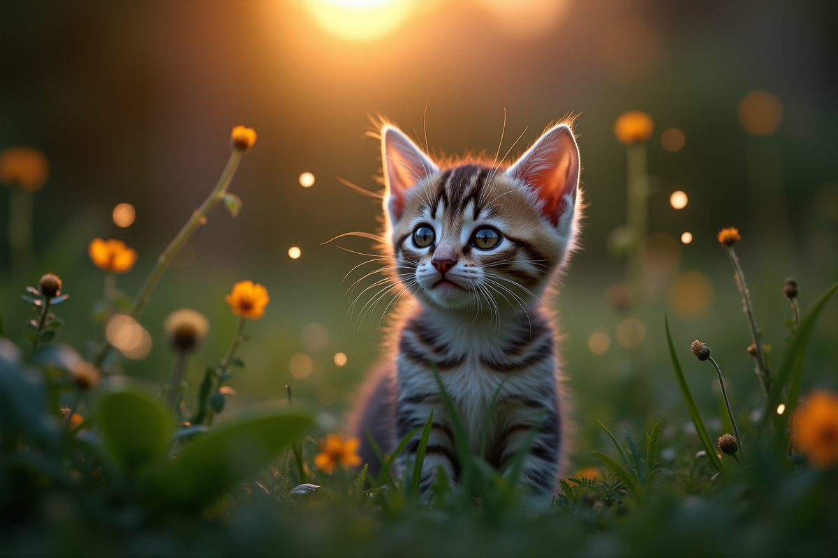 chaton crépuscule